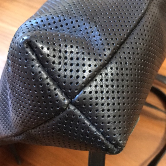8/25 LAST DAY📦 Clare V Marcelle Black Perforated Leather Backpack - Picture 6 of 11